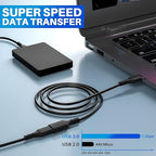 3 Pack USB 3.0 Extension Cable 2 FT, Short USB A Male to Female Extender Cord - Image 5