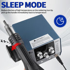 HengTianMei 720W Hot Air Soldering Station 2-IN-1 SMD Soldering Iron Station - Image 5