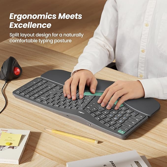 Nulea Wireless Ergonomic Keyboard, Split Keyboard - Image 2