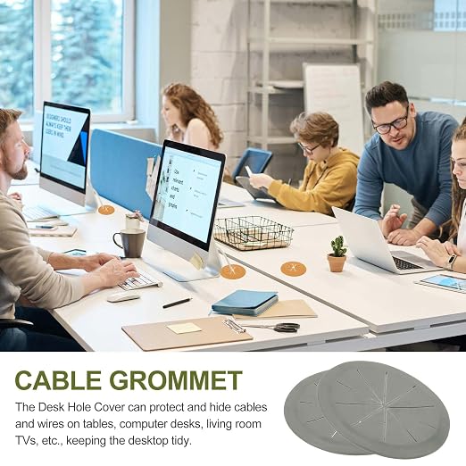 PATIKIL Desk Grommet 3-3/16" - Image 7