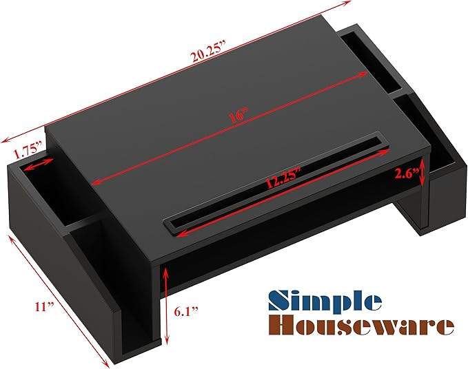 Simple Houseware Desk Monitor Stand Riser - Image 4