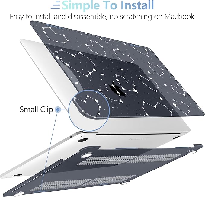 MEEgoodo Case for MacBook Pro 13 inch Case 2022 2021 2020 A2338 M2/M1 A2251 - Image 4