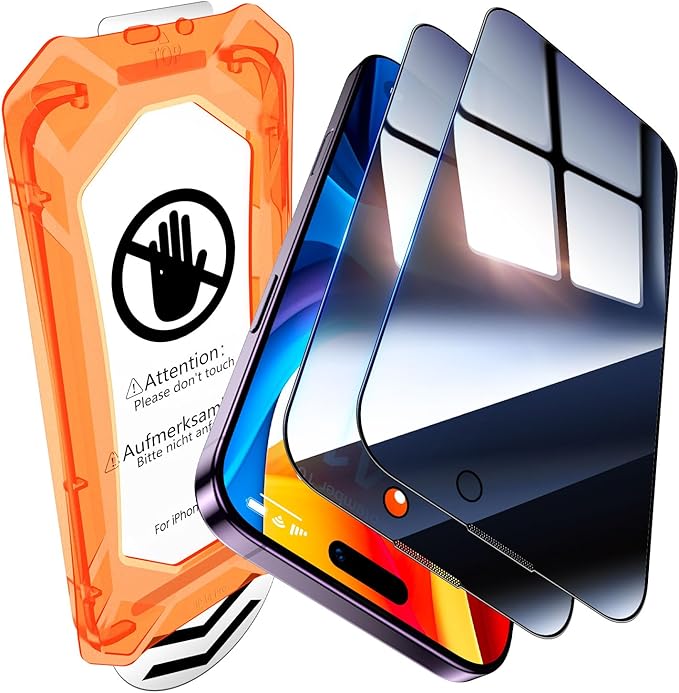 UniqueMe for iPhone 14 Pro Privacy Screen Protector by UniqueMe