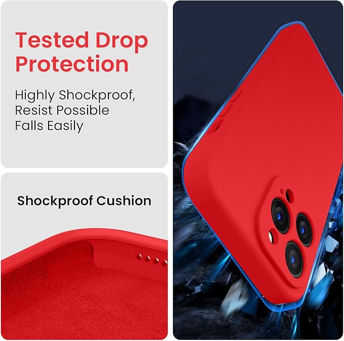FireNova Designed for iPhone 13 Pro Max Case, Silicone Phone Case with - Image 4