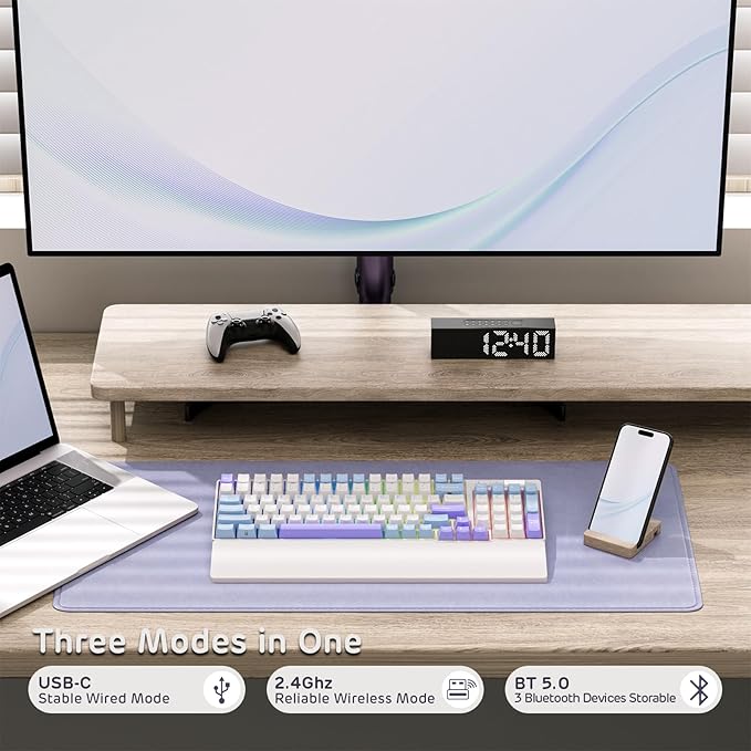 RK ROYAL KLUDGE RK96 RGB Limited Ed, 90% 96 Keys Wireless 3-Mode - Image 3
