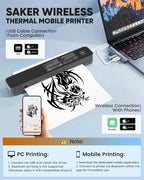 Saker Wireless Thermal Mobile Printer - Image 2