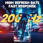 CRUA 27" Curved Gaming Monitor, FHD 1920x1080P, 165Hz/200Hz Computer Monitor - Image 3