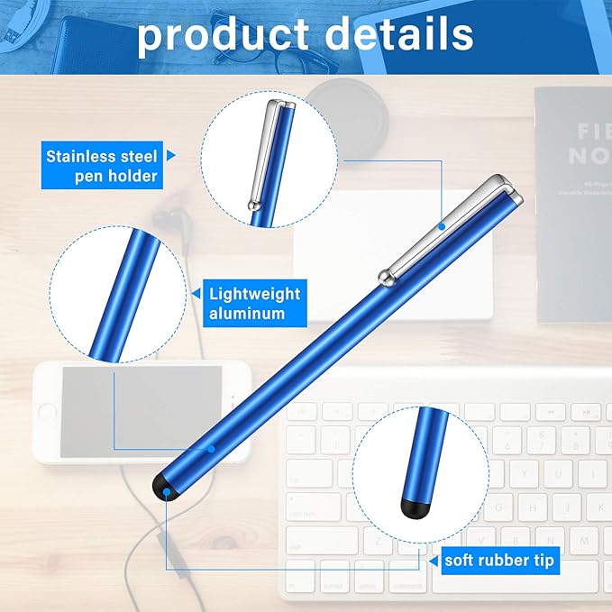 Outus 130 Pcs Stylus Pens for Touch Screens Universal Slim Capacitive Stylus - Image 3