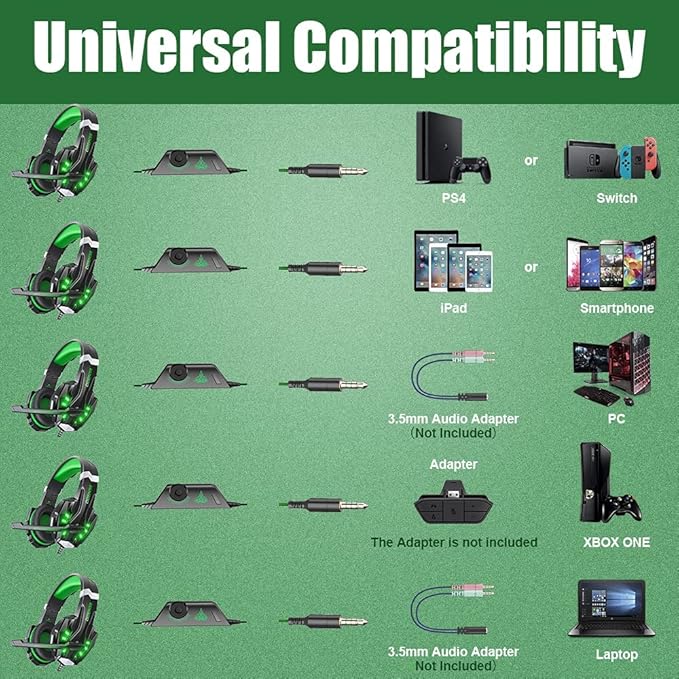 BENGOO G9000 Stereo Gaming Headset - Image 6