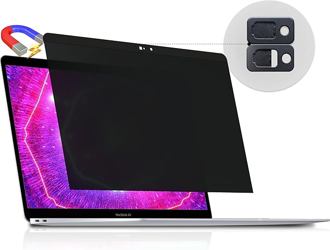 Magnetic Privacy Screen for MacBook Pro 13 Inch, Removable Anti Blue Light by peslv