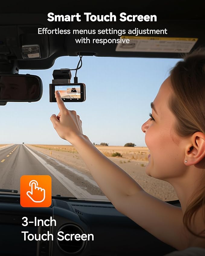 WOLFBOX X3 2.5K 1440P 60FPS Dash Camera, STARVIS 2 IMX675 - Image 5