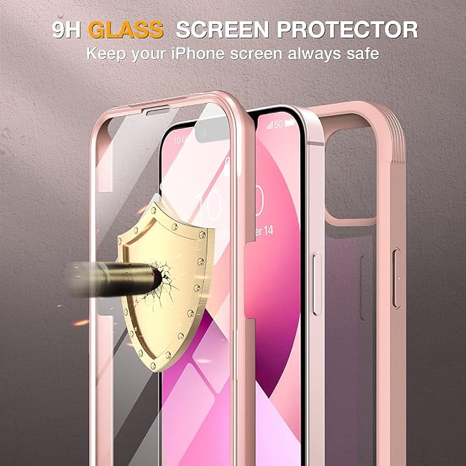 Miracase Compatible with iPhone 13 Mini case 5.4 inch, 2023 Upgrade Full-Body - Image 3