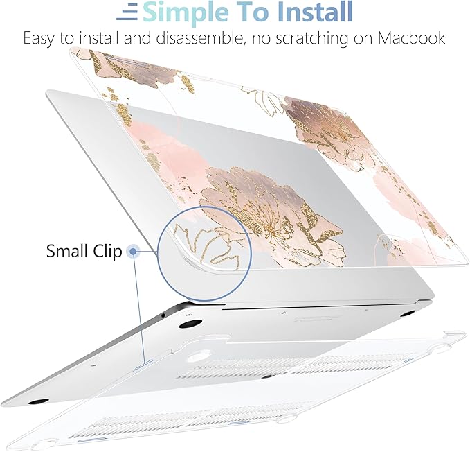 MEEgoodo for MacBook Air 13.3 inch Case 2021 2020 2019 2018 A2337 M1 A2179 A1932 - Image 4