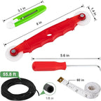 48"X236" Window Screen Replacement Kit, 6 in 1 Window Screen Door Repair Kit - Image 2