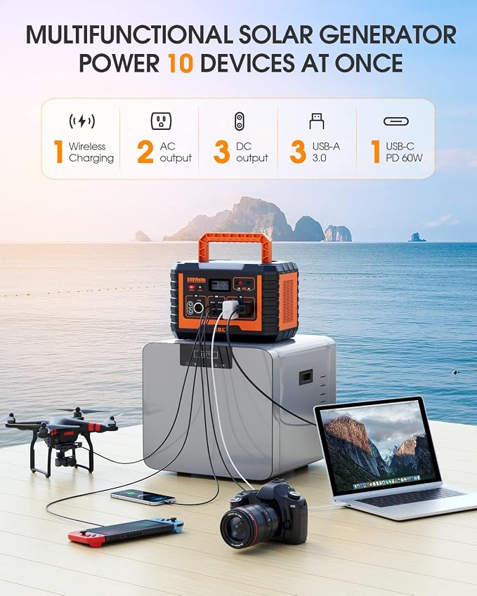 EBL 500W Portable Power Station - Image 2