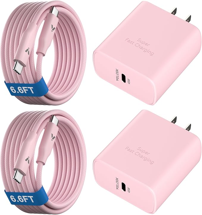45W Super Fast Charger USB C, 45 Watt Type-C Android Phone Charger Fast by VELOGK