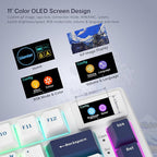 Womier S-K80 75% Keyboard with Color Multimedia Display Mechanical Gaming - Image 2