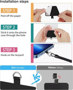 SHANSHUI Phone Lanyard, Spring Rope Phone Tether Tabs - Image 8
