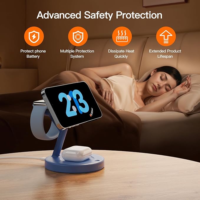 2025 3 in 1 Charging Station for Apple iPhone AirPods Watch - Image 5