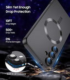 Magnetic for Samsung Galaxy S24 Case Slim Soft Silicone Bumper Shockproof - Image 5