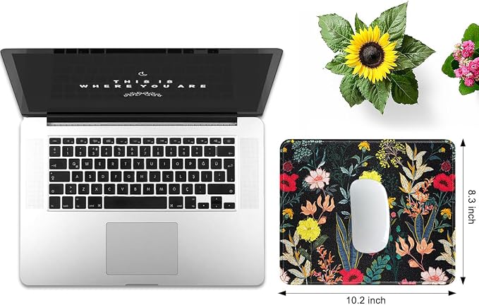 JIKIOU 3 Pack Mouse Pad with Stitched Edge, Comfortable Mouse Pads with - Image 2