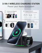 3 in 1 Charging Station for Apple Devices, Charger Stand for MagSafe, Qi2 15W - Image 4