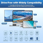 USB HUB3.0, Clamp USB HUB, Aluminum 4-Port USB Adapter - Image 7