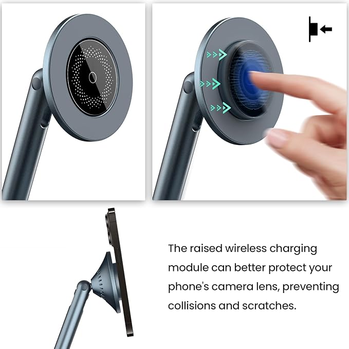 Nillkin Magnetic iPad Stand for Desk, MagSafe Wireless iPhone Charger Stand - Image 2
