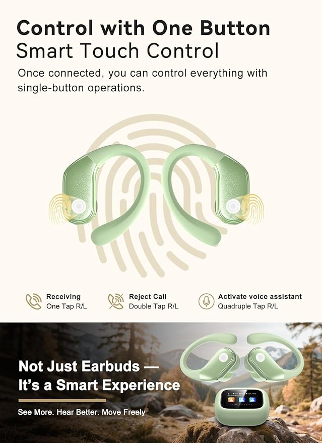 Wireless Earbuds, ANC Noise Cancelling Sport Ear Buds - Image 7
