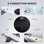 2-in-1 Conference Speaker and Microphone, Daisy Chain Wireless Bluetooth - Image 3