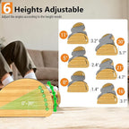 Bamboo Foot Rest for Under Desk at Work - Image 4
