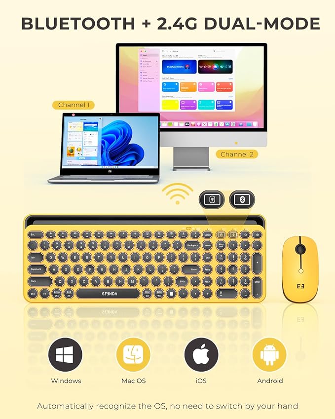 seenda Bluetooth Keyboard and Mouse - Image 2