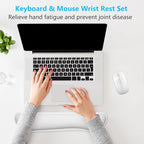 Dapesuom Enlarge Keyboard Wrist Rest, Cute Memory Foam Keyboard Wrist Cushion - Image 7
