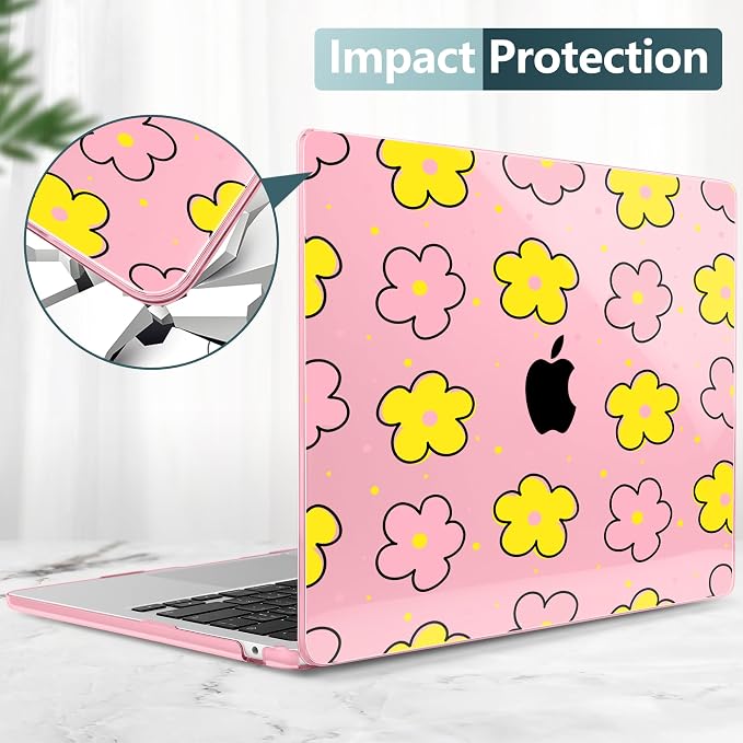 TWOLSKOO Compatible with M4 MacBook Air 13.6 inch Case 2025-2022 Release M4 - Image 6