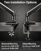 Single Monitor Mount Arm, Fits 13-32 Inch, Holds 4.4-22lbs, Full Motion - Image 7