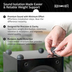 1.25" Platinum Silicone Speaker Isolation Pads - Image 7