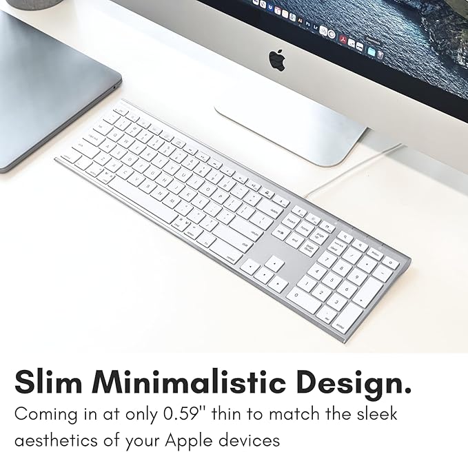 Macally Wired Keyboard for Mac - Image 4