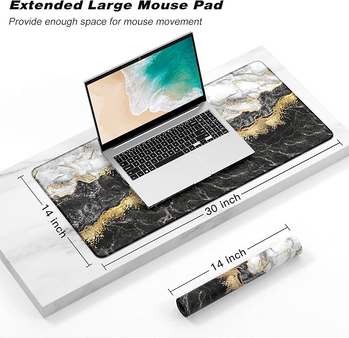 Extended Gaming Mouse Pad, XXL Large Mouse Mat 30 x 14 Inch, Big Computer - Image 2