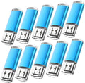 KOOTION Flash Drive 16GB 10 Pack USB 2.0 Thumb Drive Capped Memory Stick Jump by KOOTION