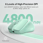 TECKNET Wireless Mouse Rechargeable 4800 DPI Silent USB A & Bluetooth Mouse 6 - Image 5