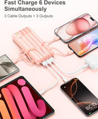 Portable Charger with Built in Cables, Slim 10000mAh Fast Charging 22.5W Power - Image 5