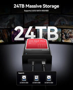 ORICO External USB 3.0 to SATA Hard Drive Lay-Flat Docking Station - Image 3