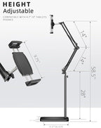Tablet Floor Stand with 11lb Stable Base - Image 4