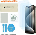 3Pack Screen Protector for iPhone 15Pro Max/iPhone 15Plus 6.7inch 9H+ Anti Blue - Image 3