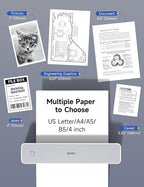 iDPRT MT610 Pro Portable Thermal Printer, 300DPI HD Mobile-Travel-Printers - Image 4