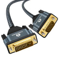 DVI to VGA Cable 3.3FT, Uni-Directional DVI-D to VGA Adapter Male to Male by Thsucords