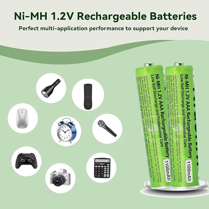 6 Pack NI-MH AAA Rechargeable Battery - Image 7