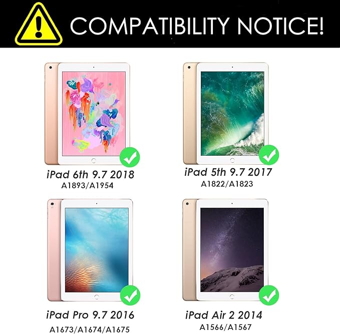 iPad 9.7 Keyboard Case for iPad 6th Gen 2018 - Image 2