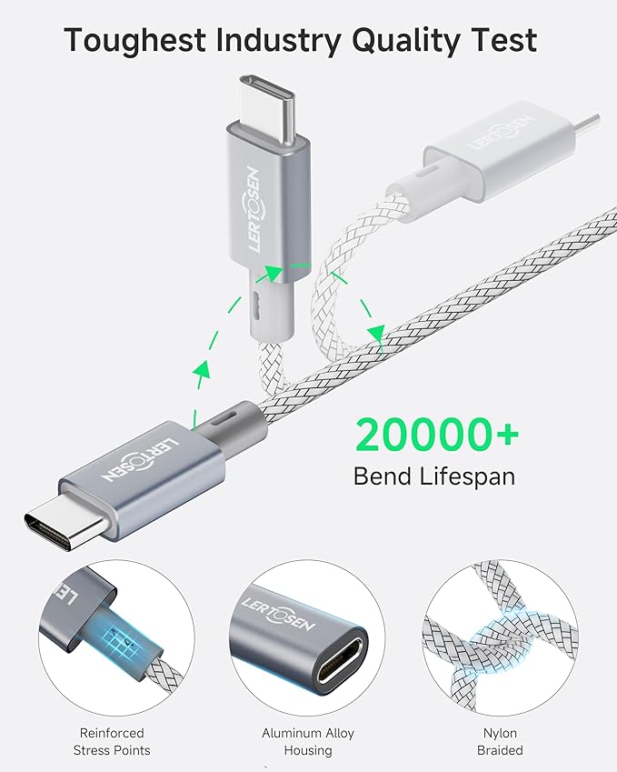 2 Pack Lightning to USB C Adapter, Lightning Female to USB C Male Cable Adapter - Image 7
