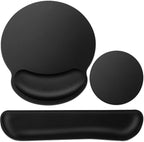 Ergonomic Keyboard Wrist Rest, Mouse Pad by QOMOLAMA